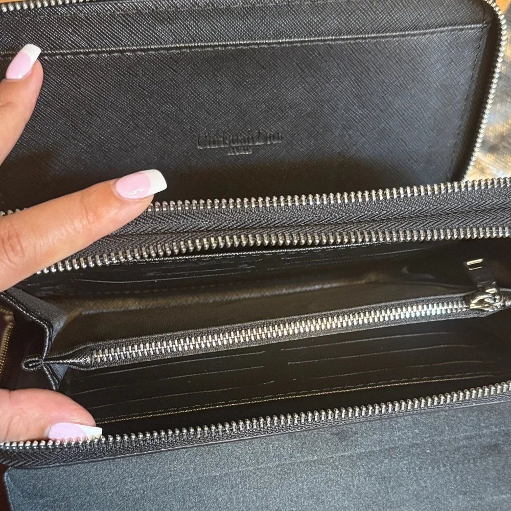 Monogram Black and Gray Wallet - Picture 4 of 4